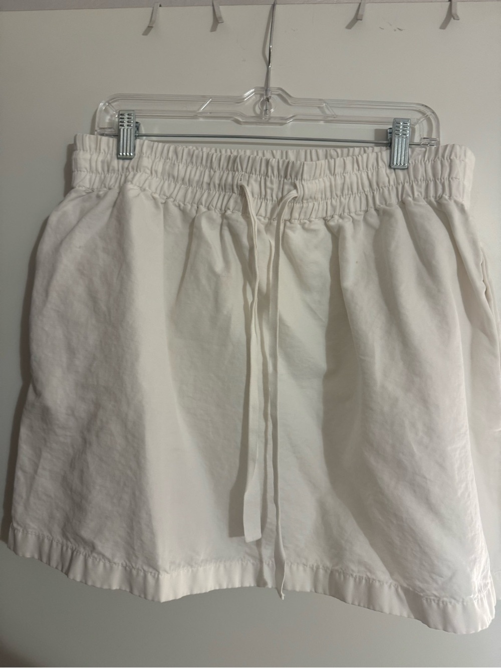 J. Crew Women’s Drawstring Skirt - White